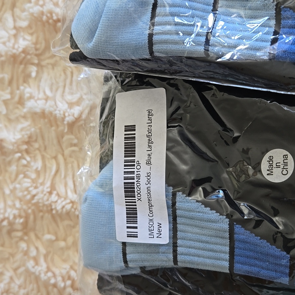 Compression Socks Assorted Color SET OF 4 - Picture 2 of 9
